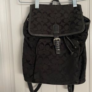 Coach backpack purse
